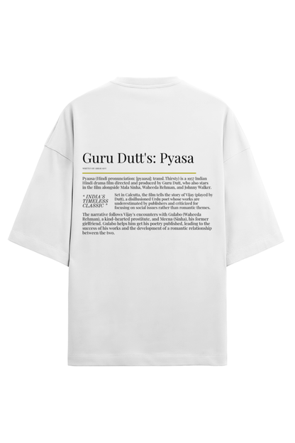 Oversized Guru Dutt's Timeless Classic Terry Tshirt