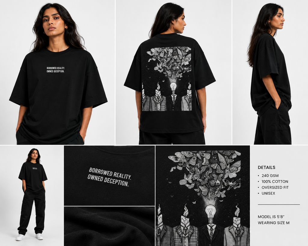 Nietzsche's Void| Unisex Terry Oversized Tee