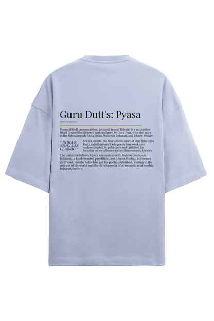 Oversized Guru Dutt's Timeless Classic Terry Tshirt