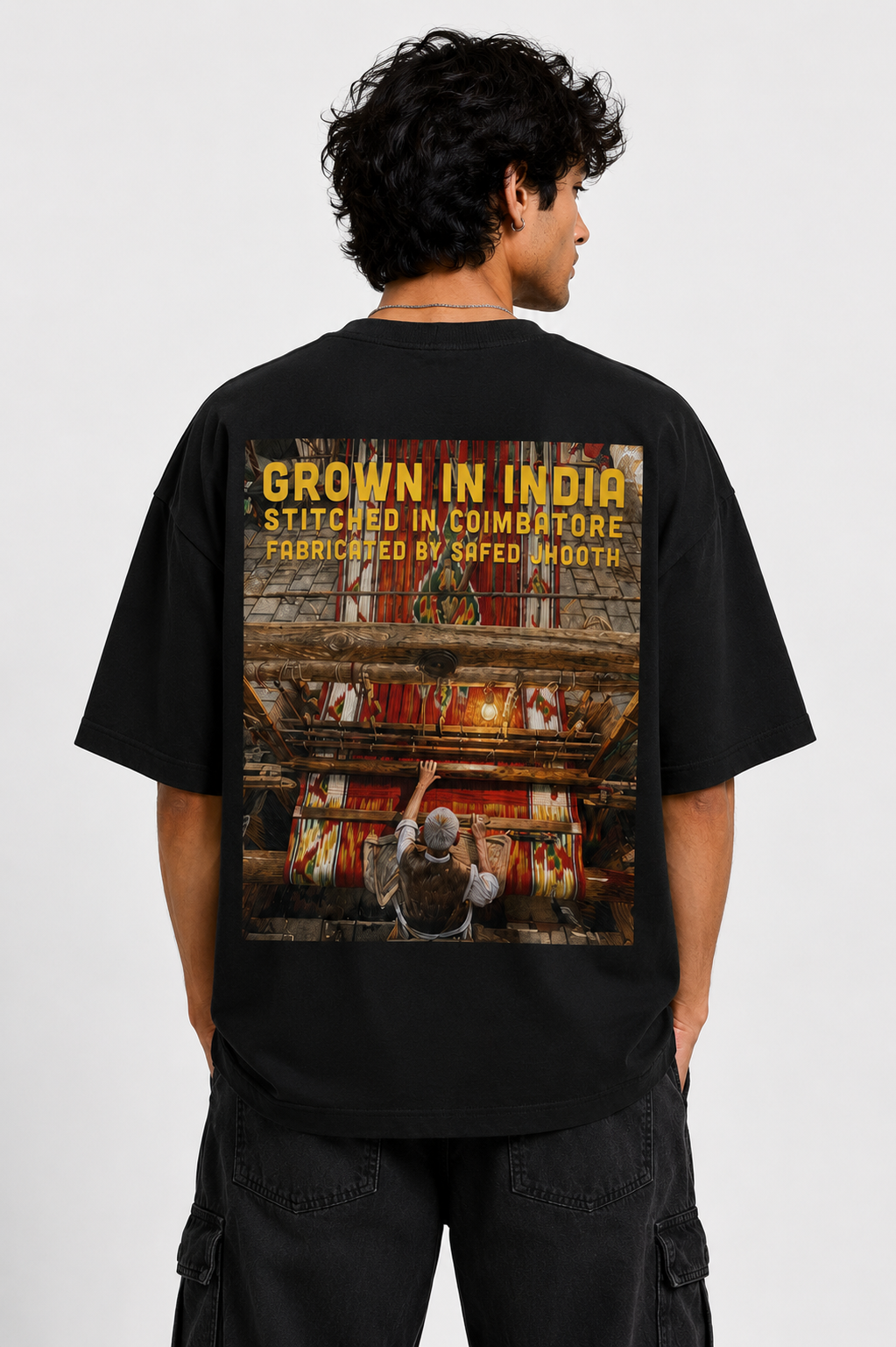 Cinematic Disclaimer | Unisex Terry Oversized Tee
